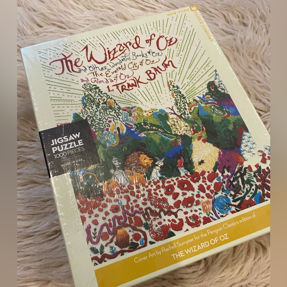 The wizard of oz new 1000 piece puzzle unopened in original packaging